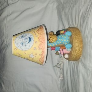 Set - San Francisco music box company lamp and bear night light